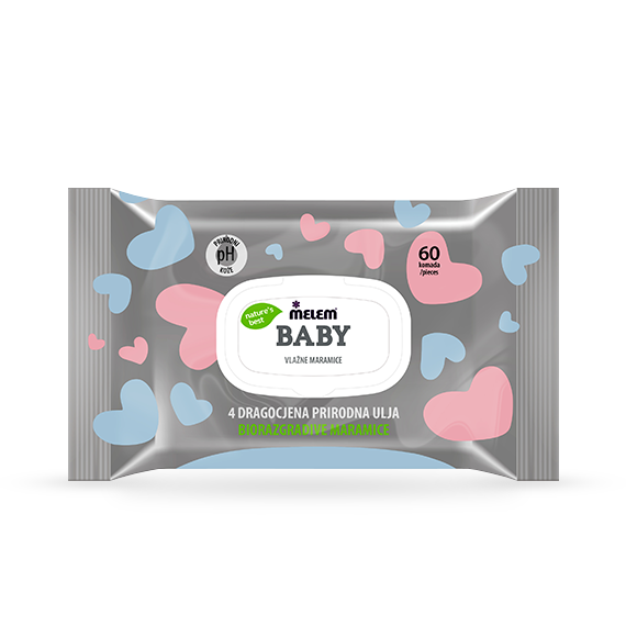 Melem Baby Wet Wipes 60 pcs