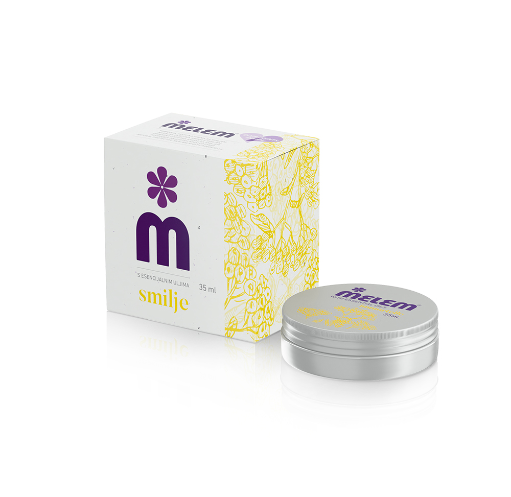 Melem s esencijalnim uljem smilja 35 ml